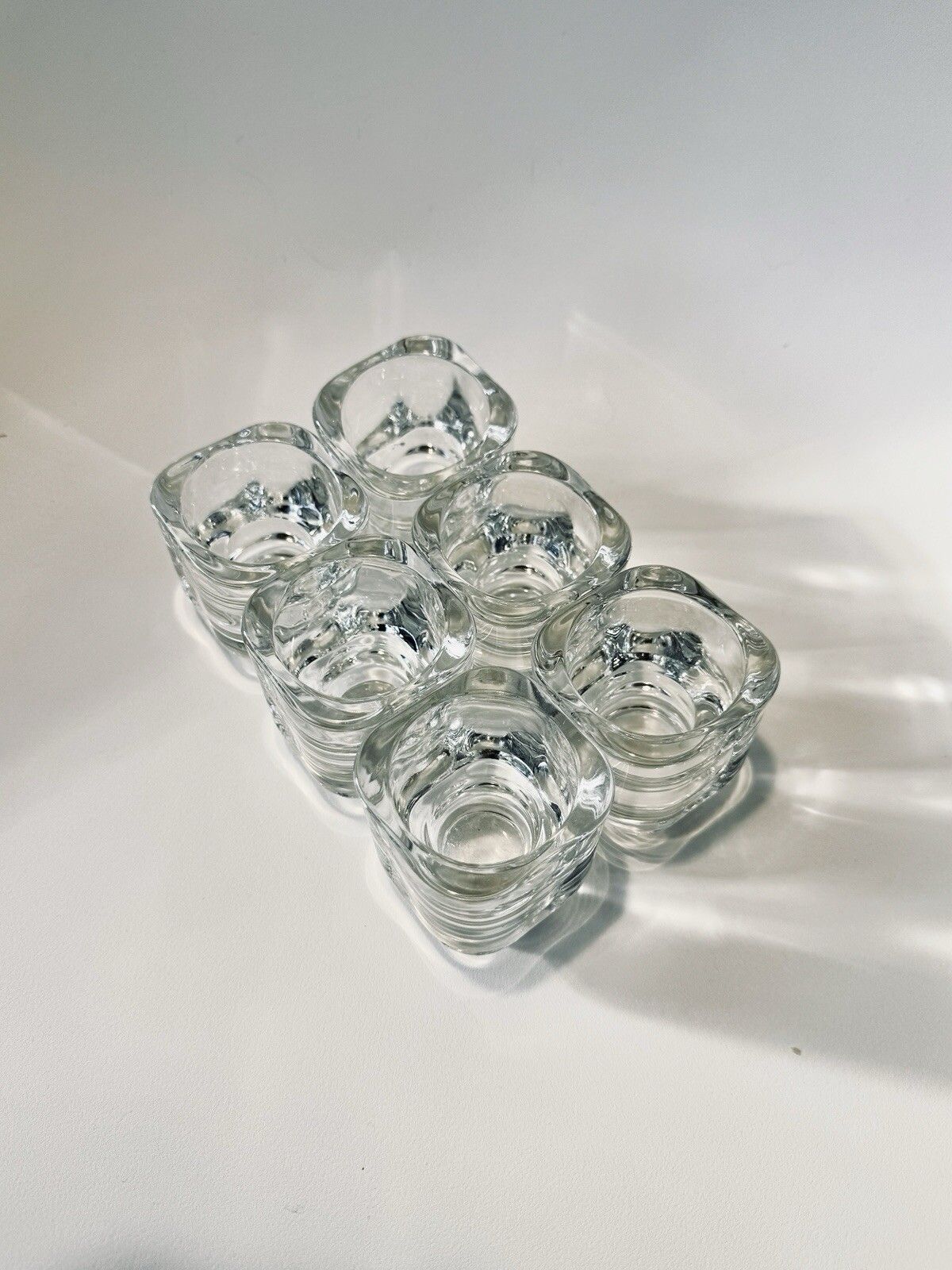 6 Modernist Arno Egg Cups/Candle Holders By Joe Colombo For Italora 1960’s photo for sale