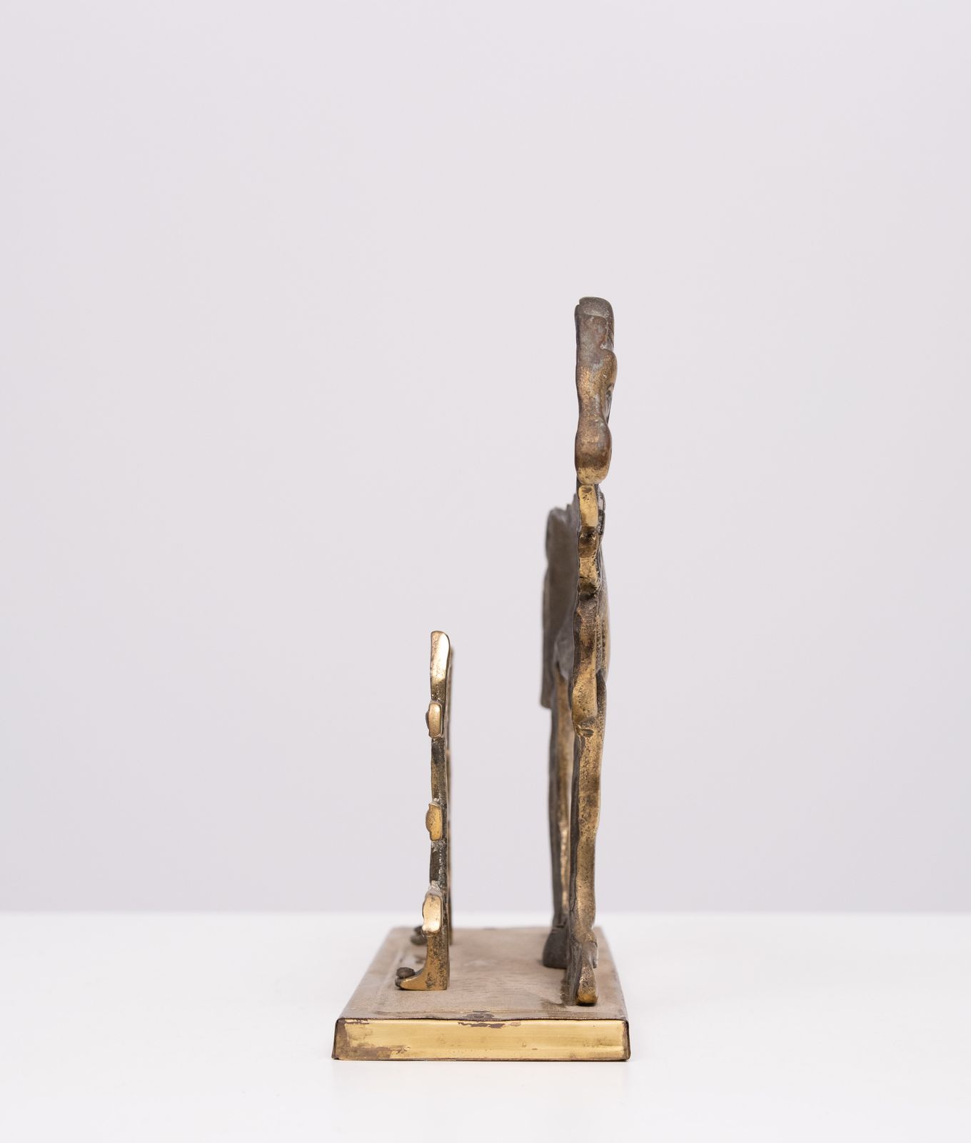 Very Nice Brass Letter Holder .Horse For A Fence . 1950s photo 360.0