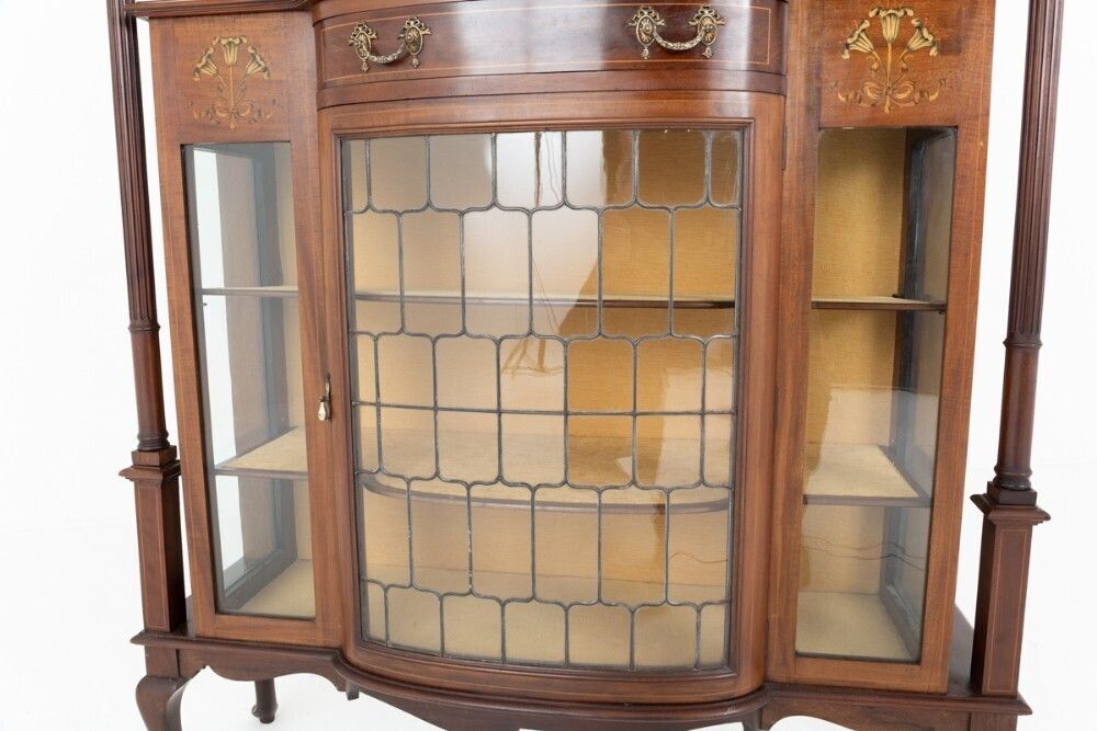 Art Nouveau Display Cabinet Period 1890 photo buy