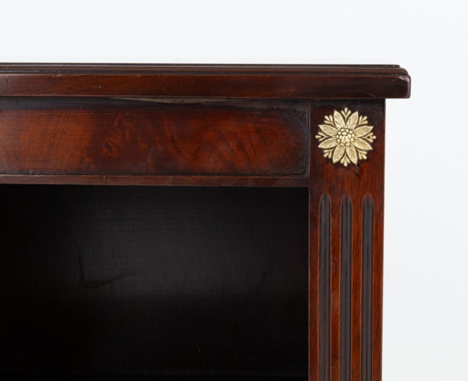 Regency Revival Sideboard Cabinet Server Mahogany Breakfront photo Furniture