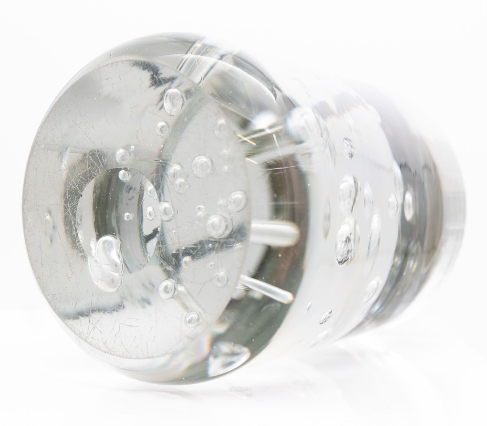 2100.0 Josef Frank 1819 Cylindrical Glass Table Lamp For Svenskt Tenn Sweden Circa 1940 photo