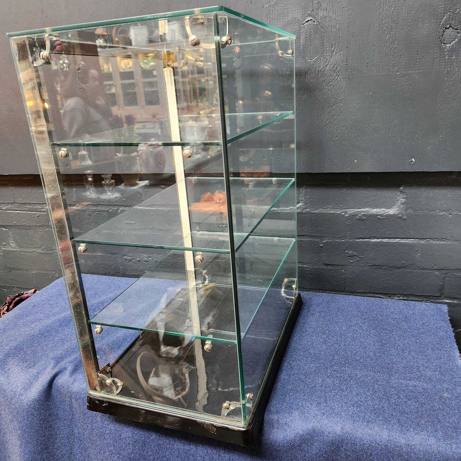 photo furniture Mid 20thc Seal Brand Retail Counter Top Display Cabinet