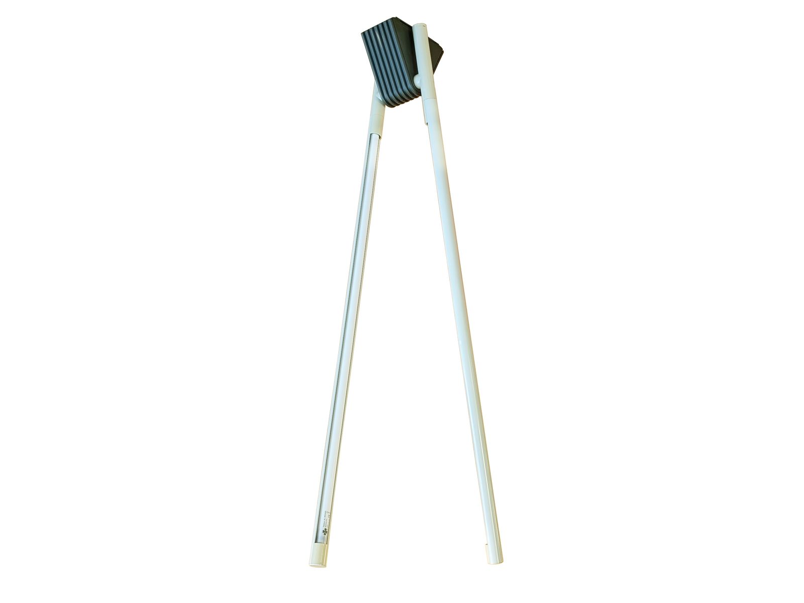 Grey Metal & Plastic 1980s Adjustable Ceiling Lamp Or Floor Lamp Sistema Flu By Bonetto For Luci