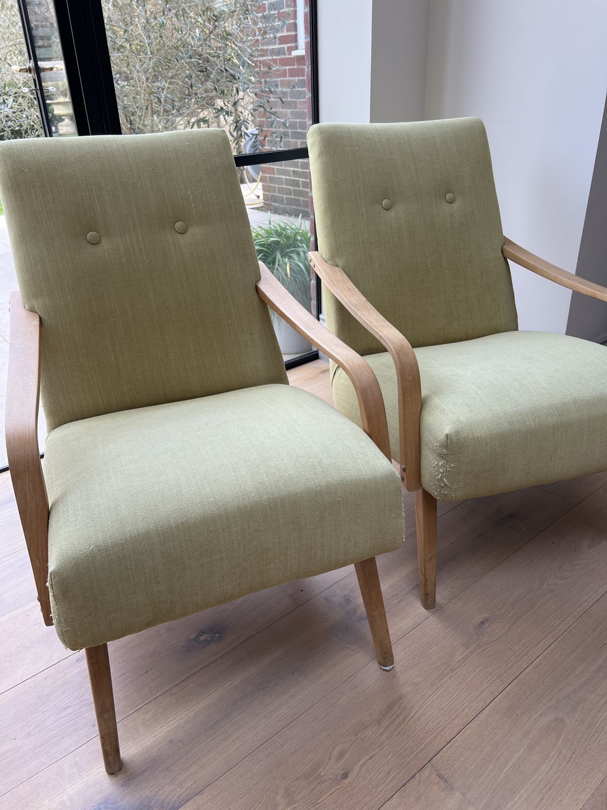 Pair Of Czech Mid Century Armchairs  Jaroslav Smidek