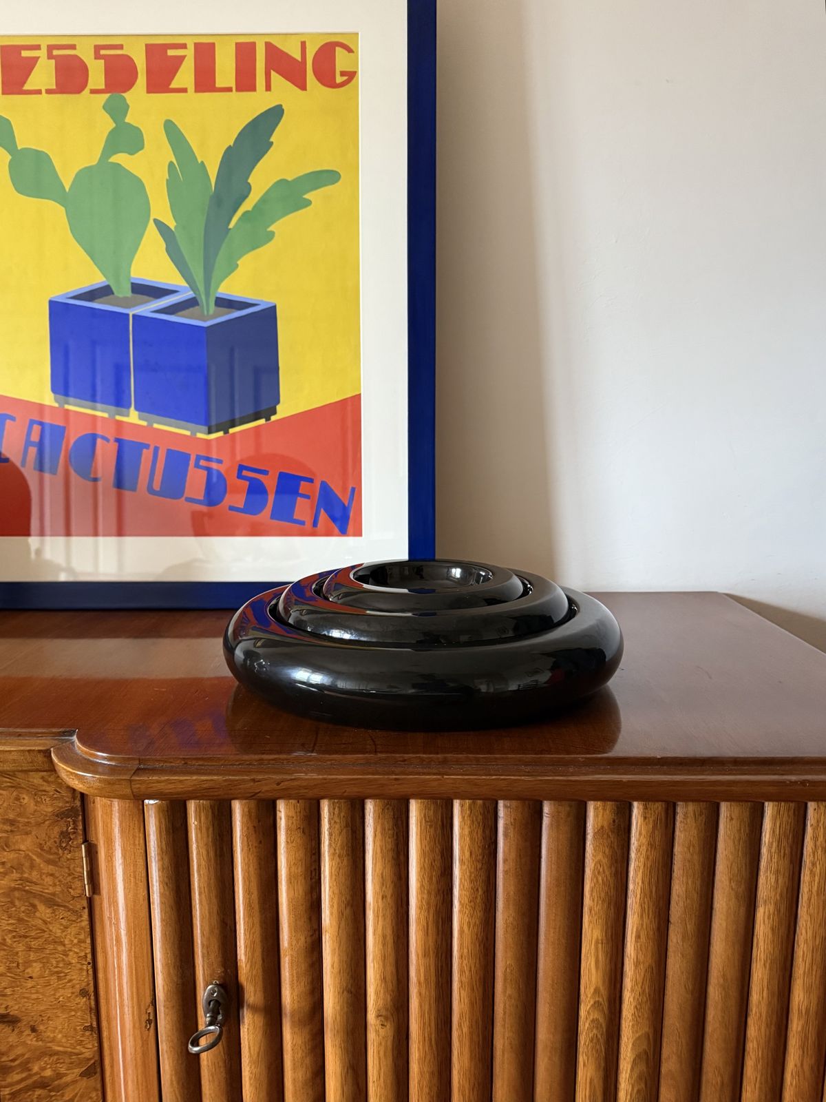 Space Age Stacked Ceramic Ashtrays / Vide Poche / Centerpiece, Italy 1970s photo Home Decor