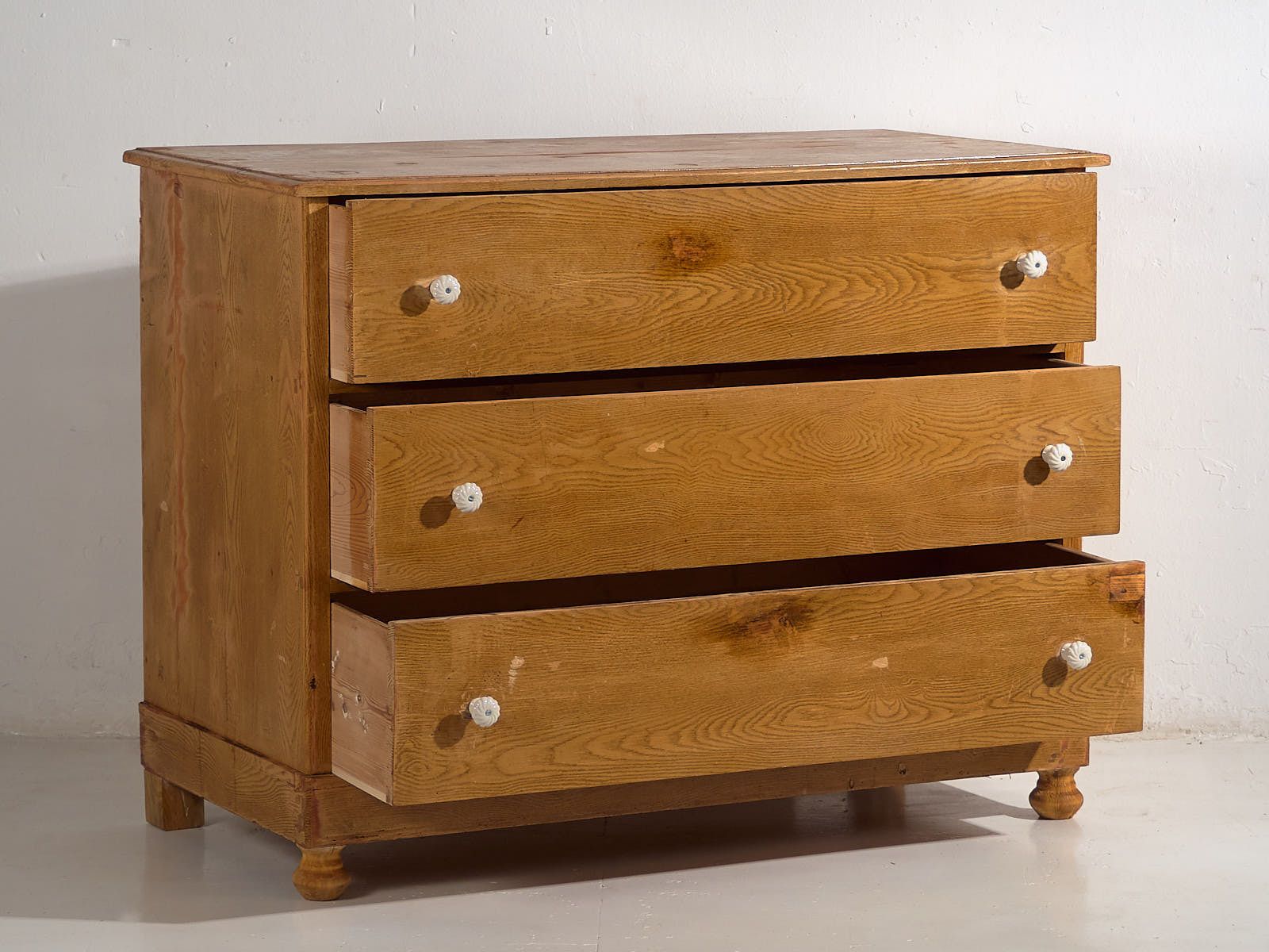 Antique Three Drawer Dresser (C.1920) #49 photo Furniture