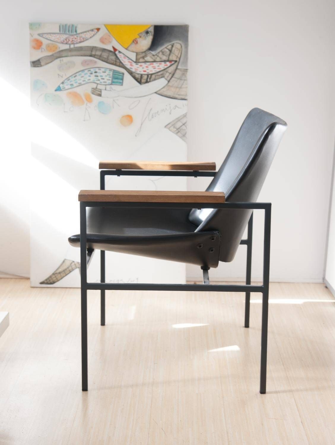 1099fk Shell Lupina Chair By Niko Kralj For Stol 1950s photo for sale