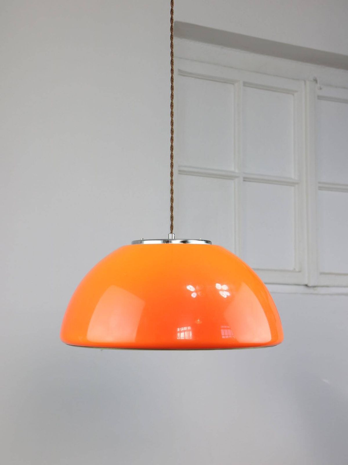 Space Age Cabras Pendant Lamp By Luigi Massoni For Guzzini, 1960s photo for sale