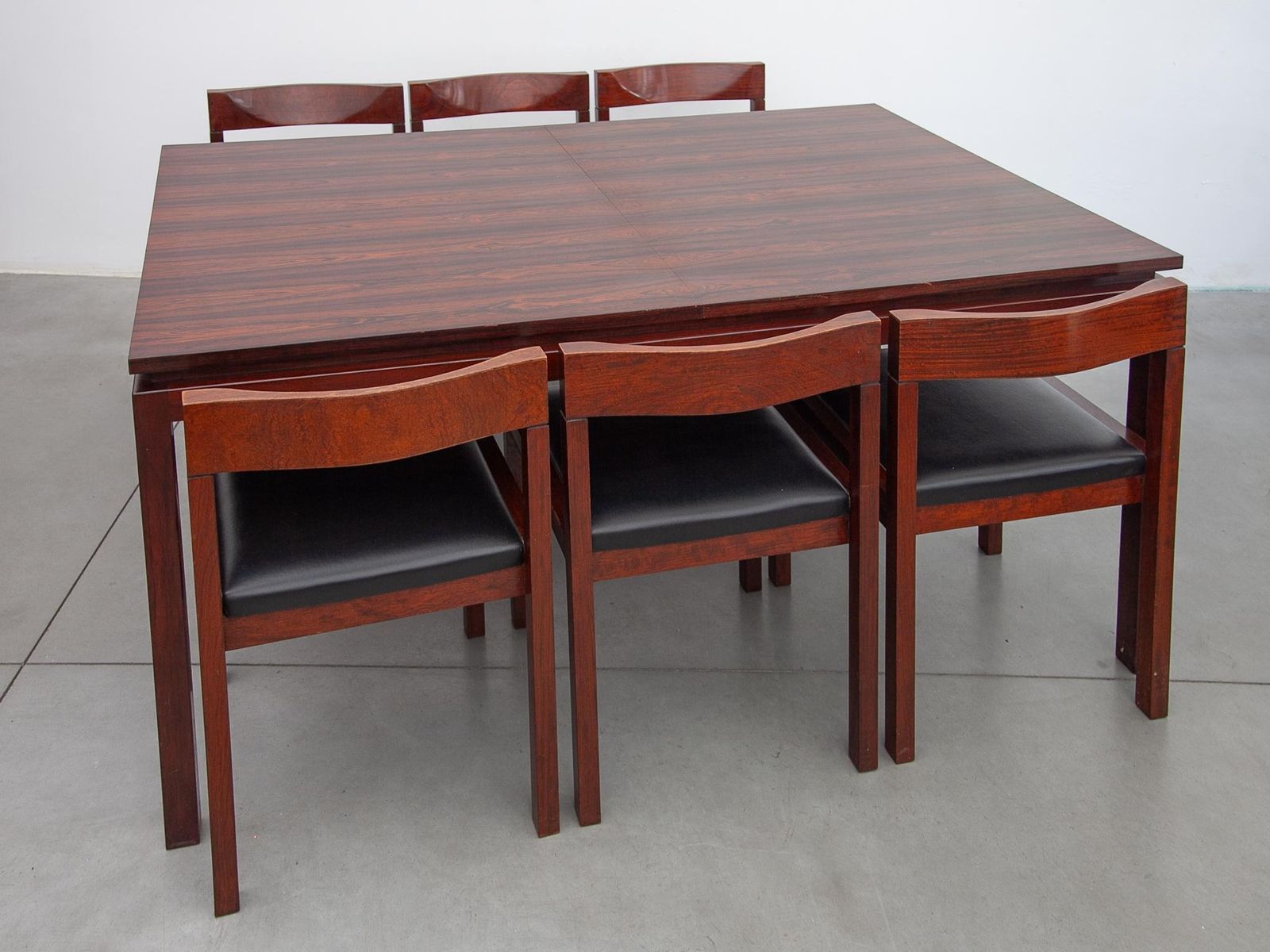 Set Of Six Minimalistic Dining Chairs Designed By Alfred Hendrickx, 1959 Belform photo furniture