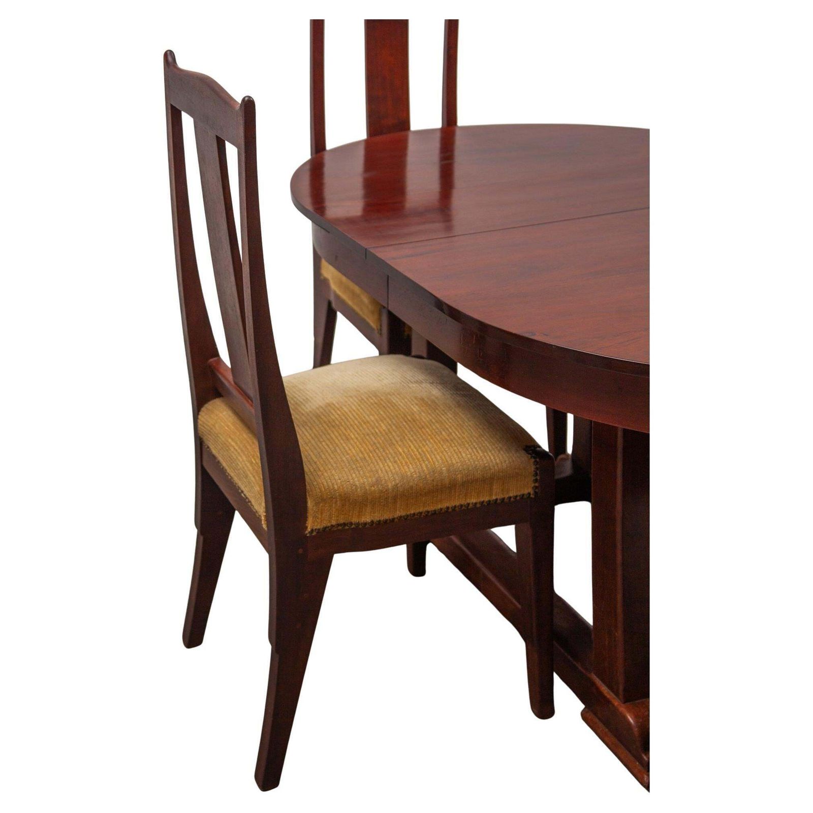 Furniture Arts And Crafts Amsterdamse School Set Of Six Chairs By Jac. Van Den Bosch, 1909 photo