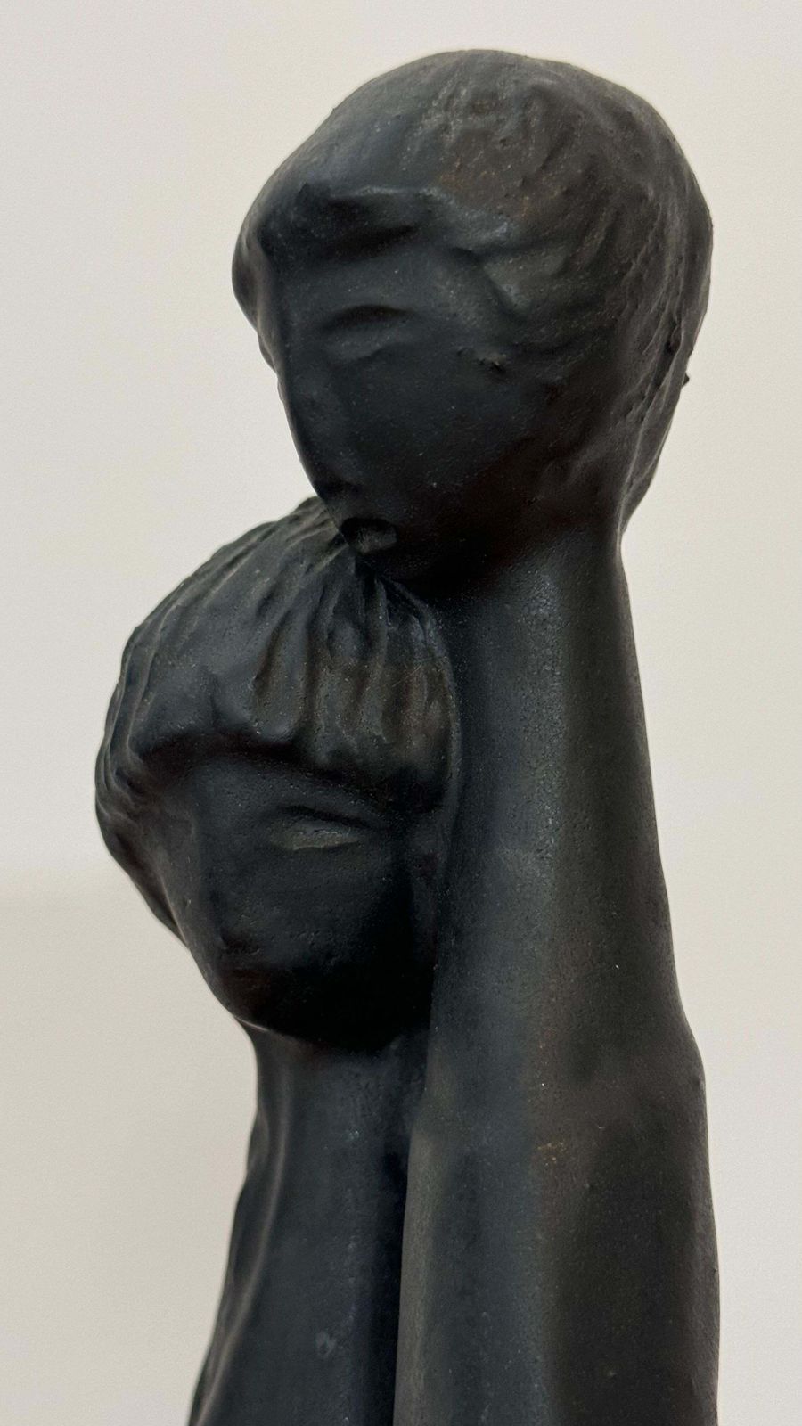 Black Glazed Sculpture Ceramic By Elie Van Damme, Belgium, 1960s photo buy