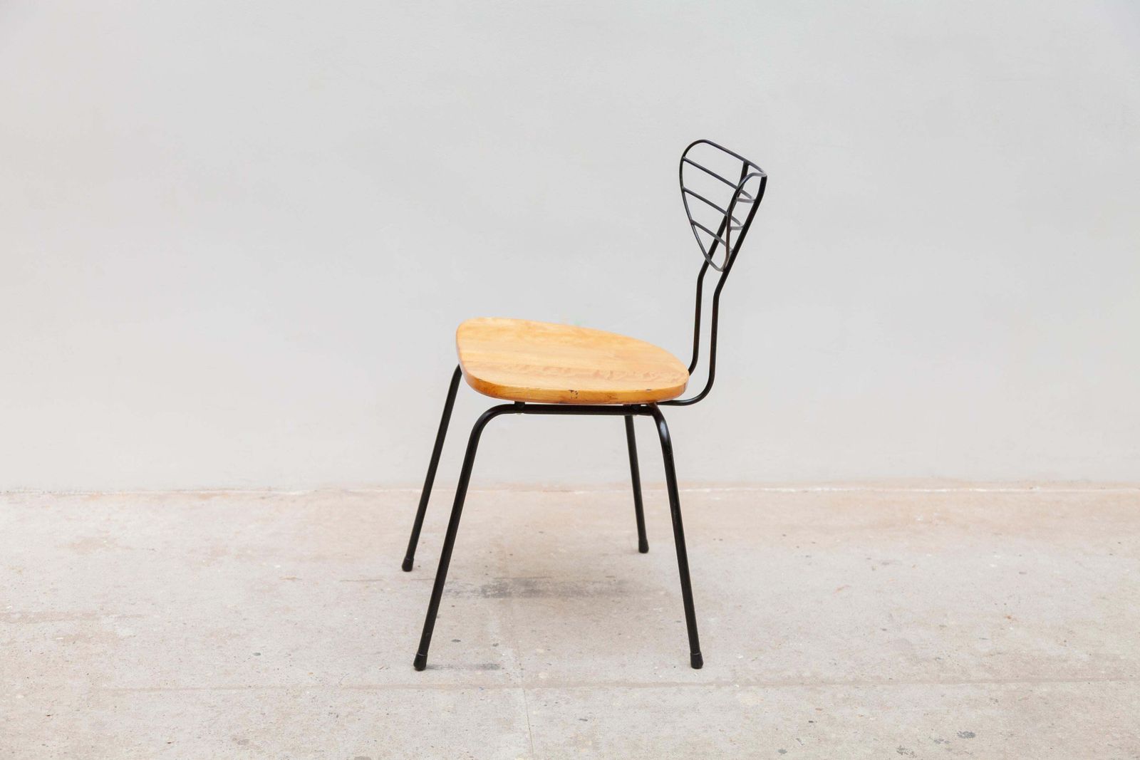 Set Of Six "Radar" Chairs Designed By Willy Van Der Meeren For Tubax, Belgium photo vinterior