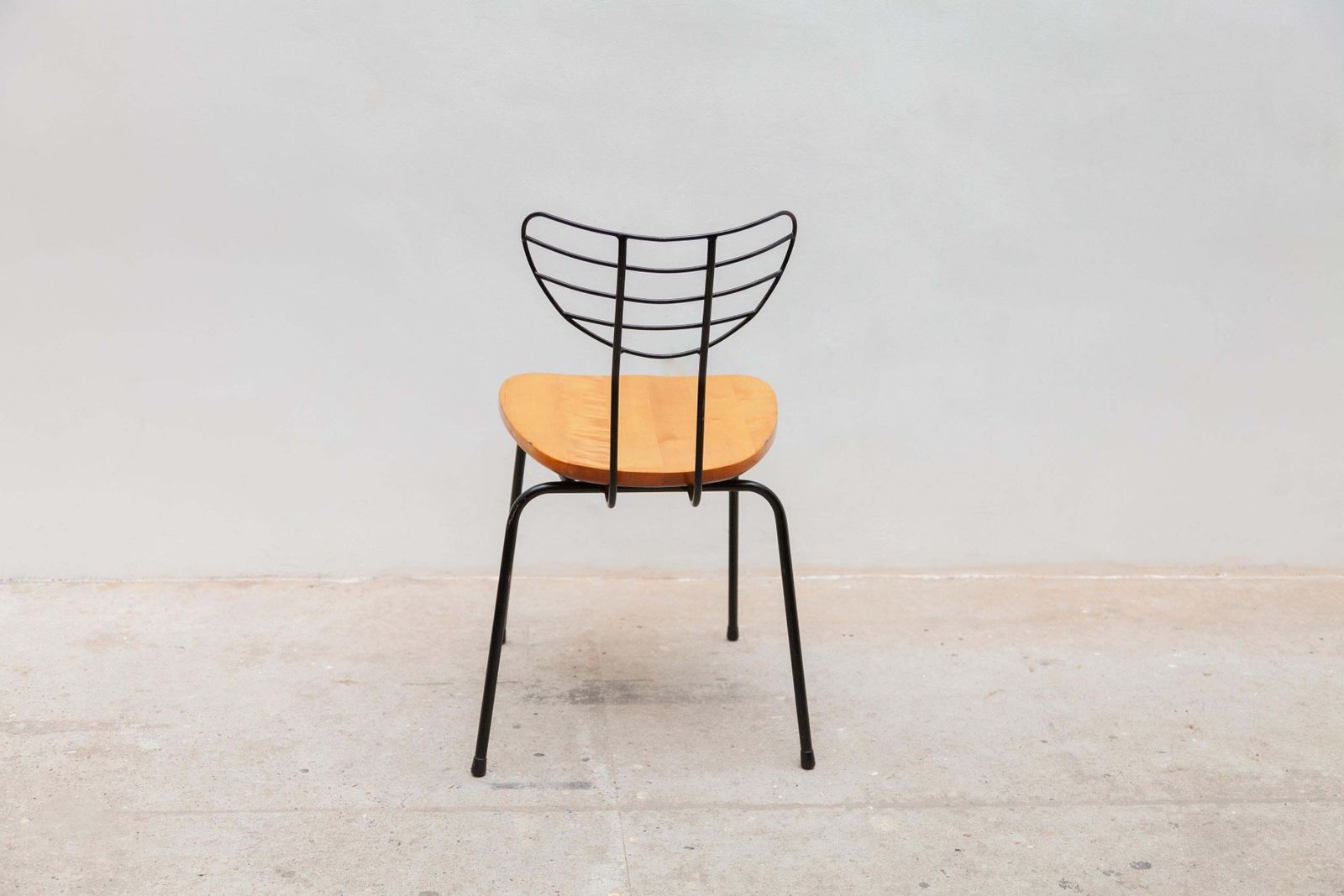 Set Of Six "Radar" Chairs Designed By Willy Van Der Meeren For Tubax, Belgium photo vintage