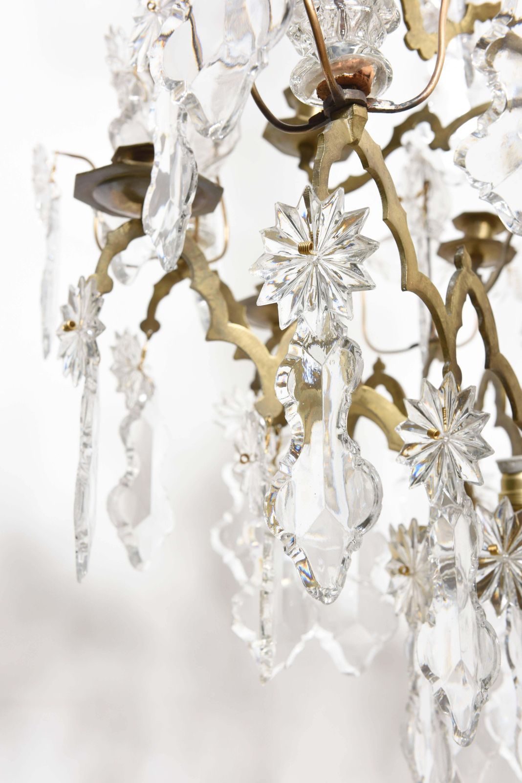 Louis XV Crystal Twelve Arms Chandelier, Maison Bagues, France photo furniture