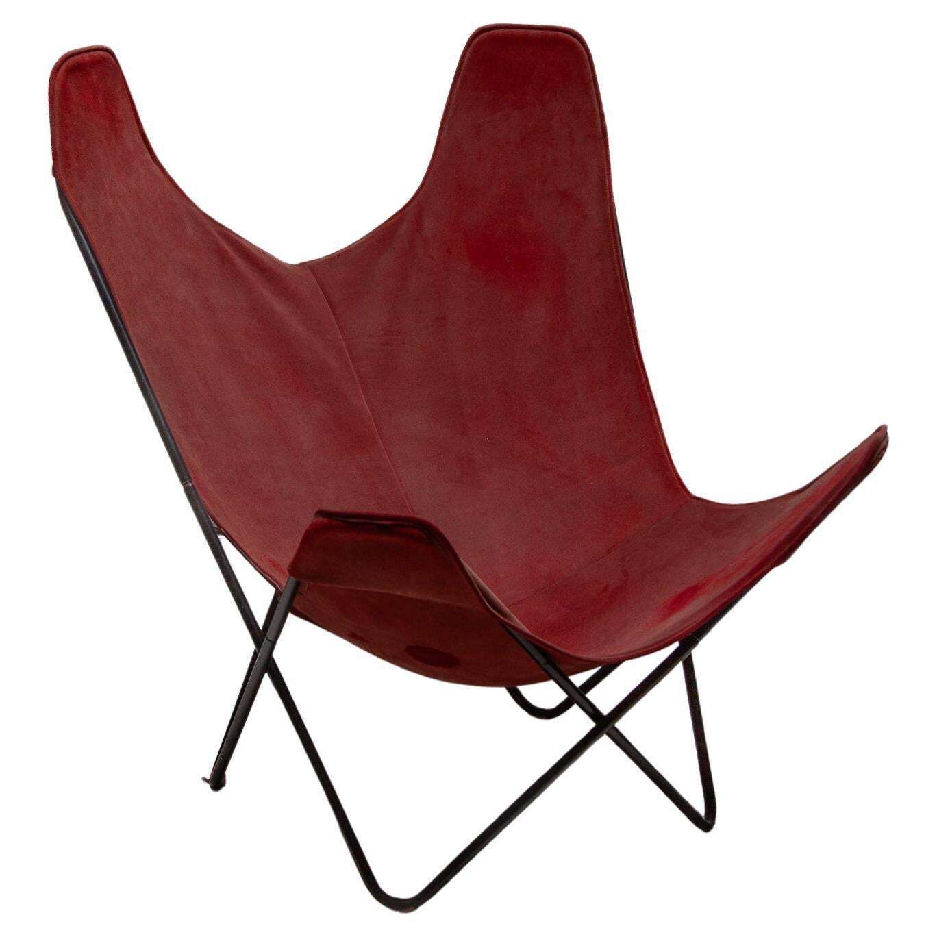 "Butterfly" Chair Designed By Designed By Jorge Hardoy Ferrari For Knoll, 1960s photo furniture