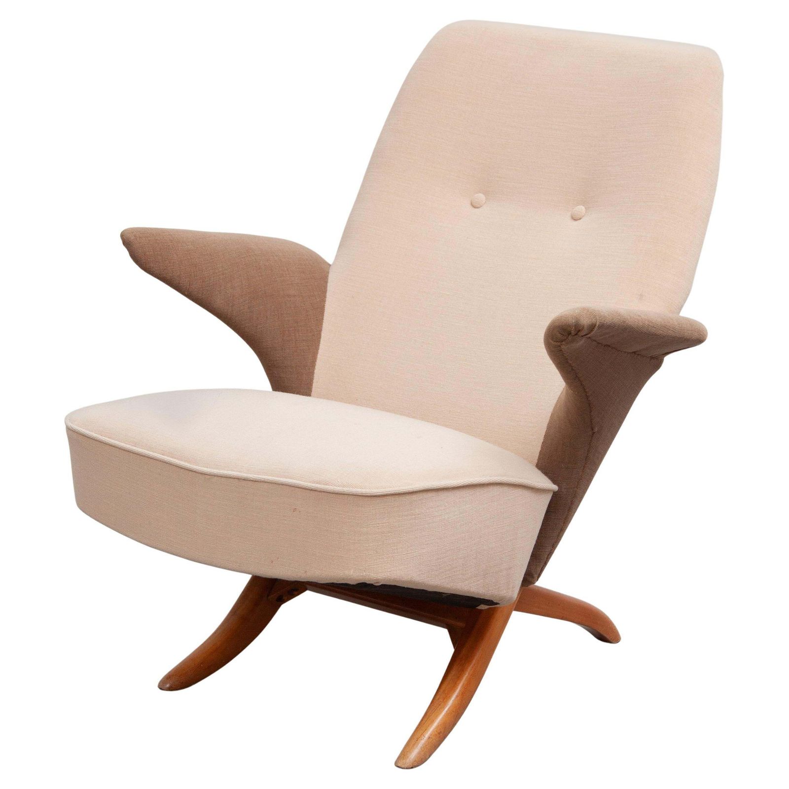 Penguin Lounge Arm Chair By Theo Ruth For Dutch Manufacturer Artifort