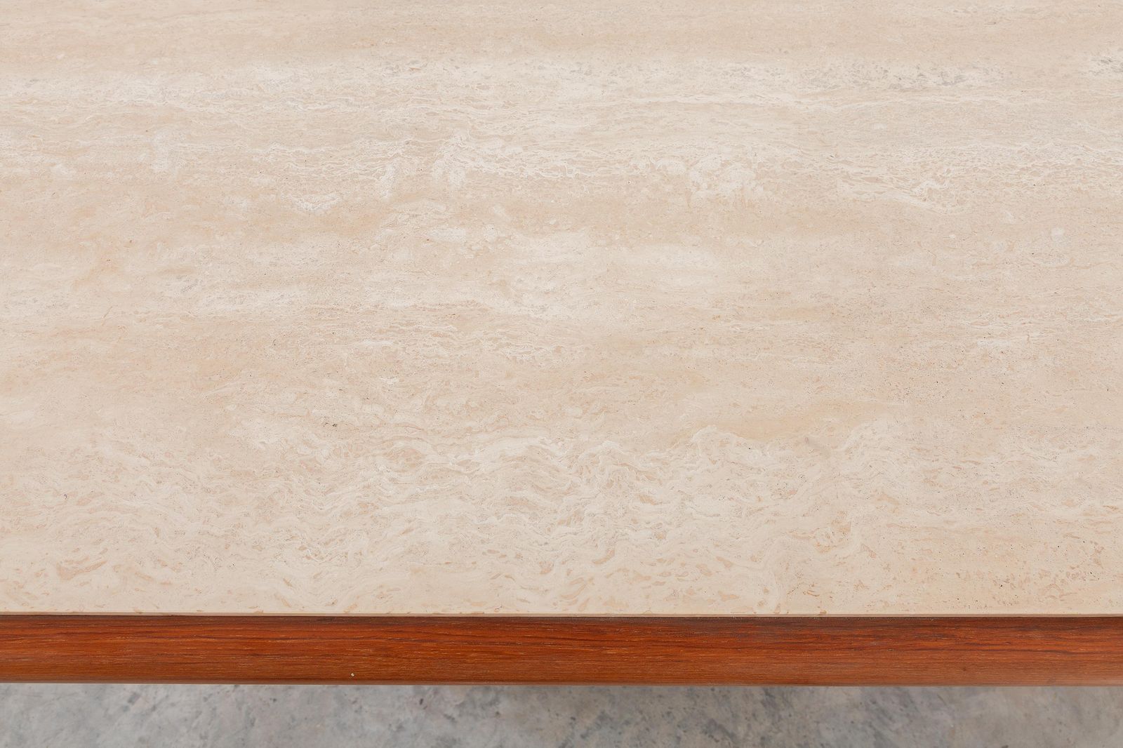 Travertine Console Table, Italy 1970s photo vinterior