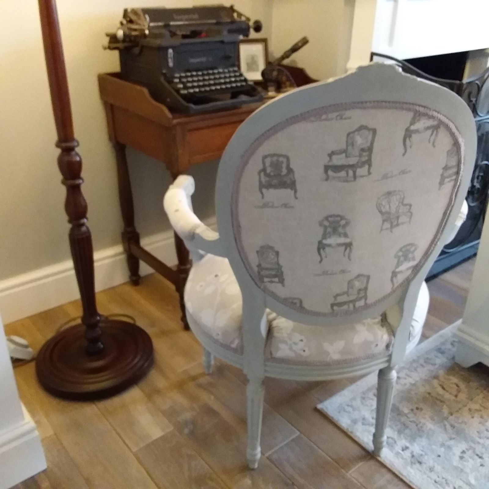 Reupholstered Louis XVI Style Chair photo furniture