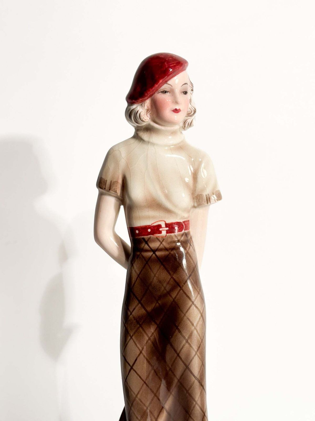 Goldscheider Ceramic Figurine Of A Tennis Player By Stefan Dakon From The 1930s photo furniture