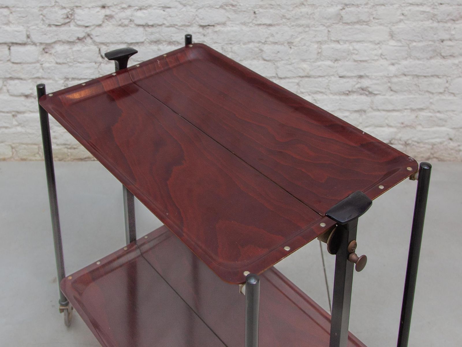 photo furniture Folding Serving Tea   Bar Cart From Bremshey & Co, 1960s