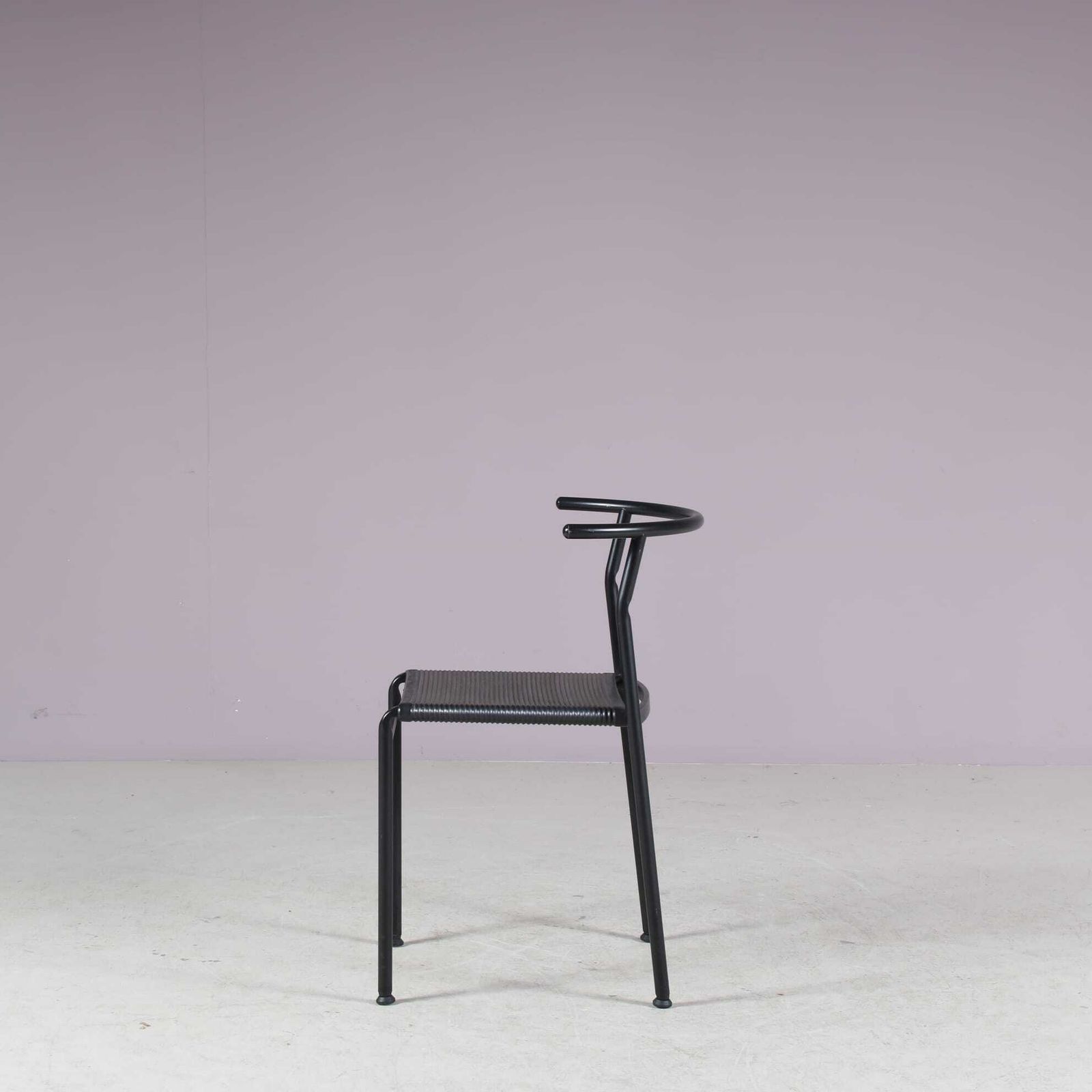 1980s Set Of 6 “Café” Dining Chairs By Philippe Starck For Baleri, Italy photo furniture