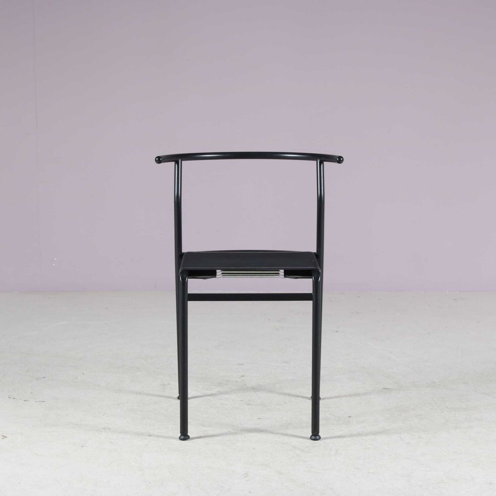 1980s Set Of 6 “Café” Dining Chairs By Philippe Starck For Baleri, Italy photo vintage