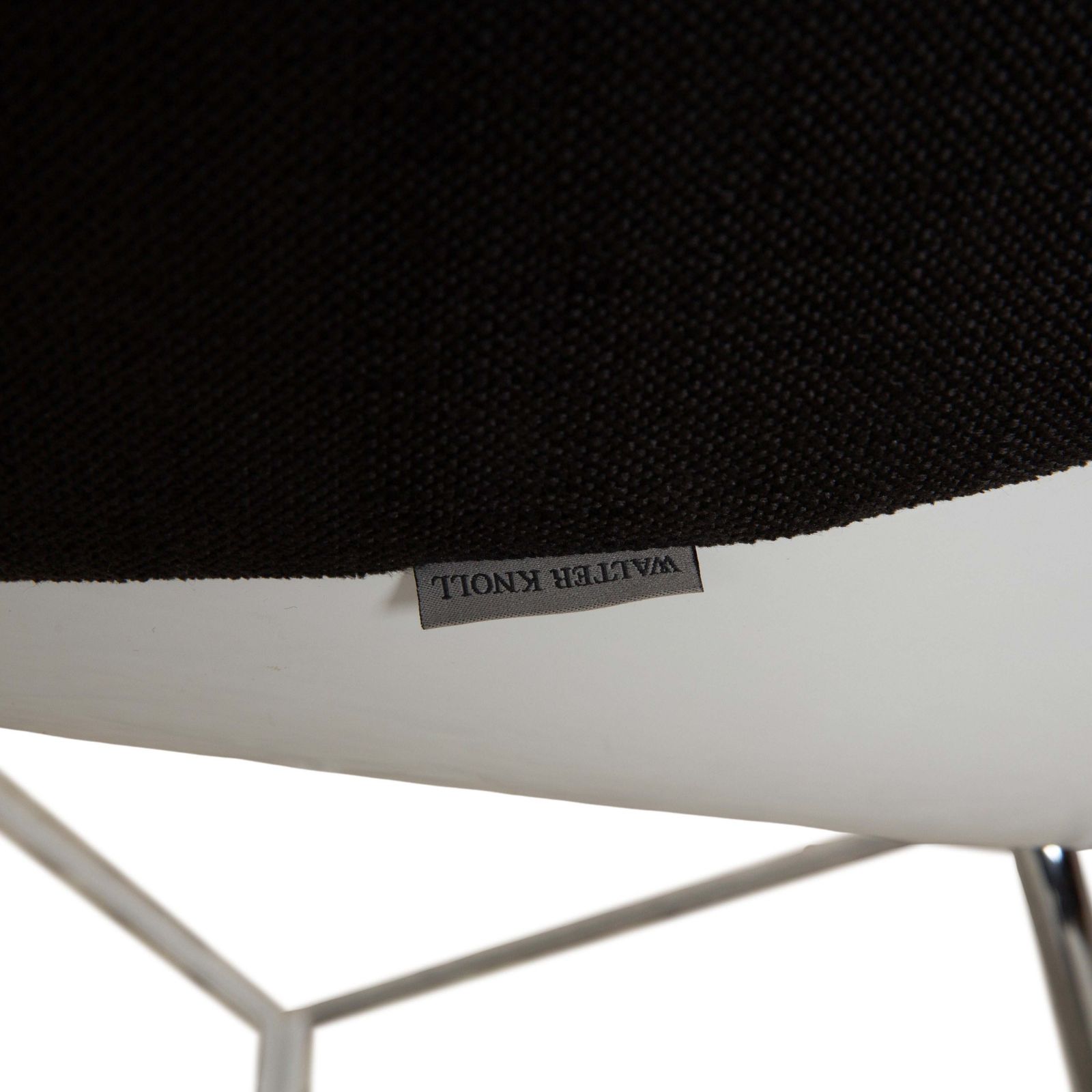 Fauteuil Walter Knoll Turtle en tissu, brun et noir photo vinterior