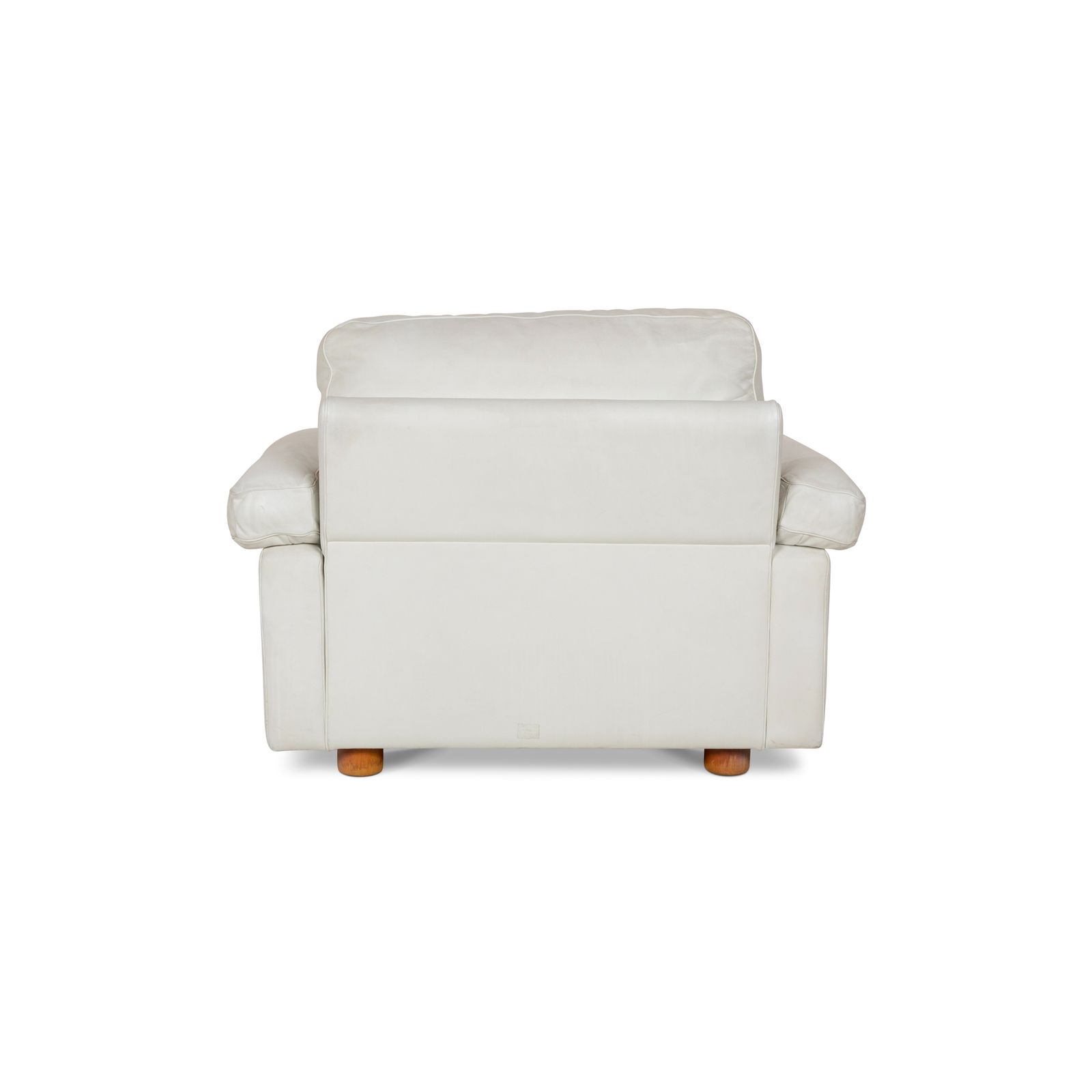 Mobilier Fauteuil Poltrona Frau Petronio en cuir blanc photo