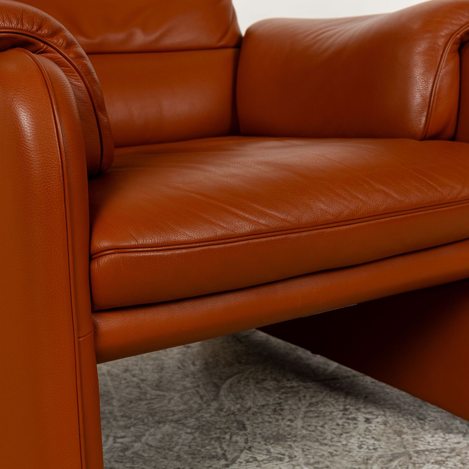 Fauteuil De Sede en cuir marron photo Mobilier