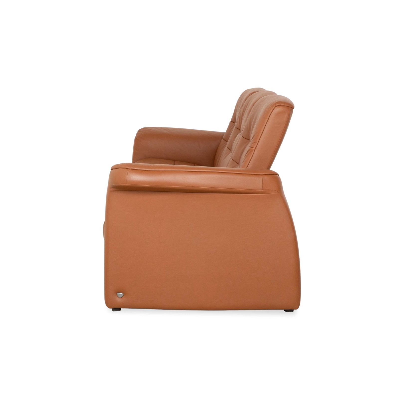 photo for sale Canapé 3 places Stressless Sapphire en cuir marron, fonction manuelle
