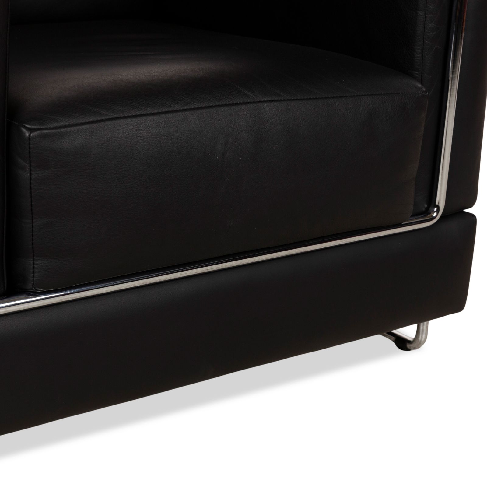 Fauteuil Züco Carat en cuir noir photo 2123.0
