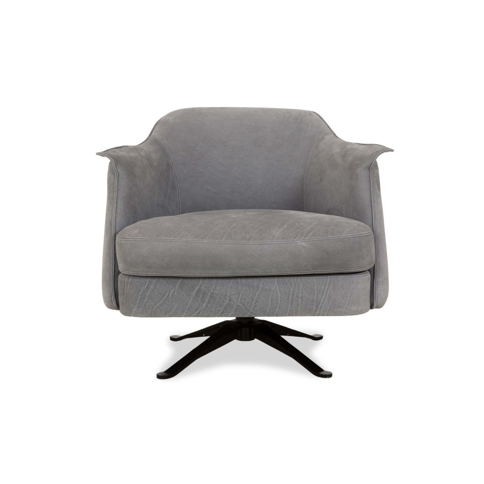 photo for sale Ensemble de fauteuils Cierre Boheme en cuir gris bleu