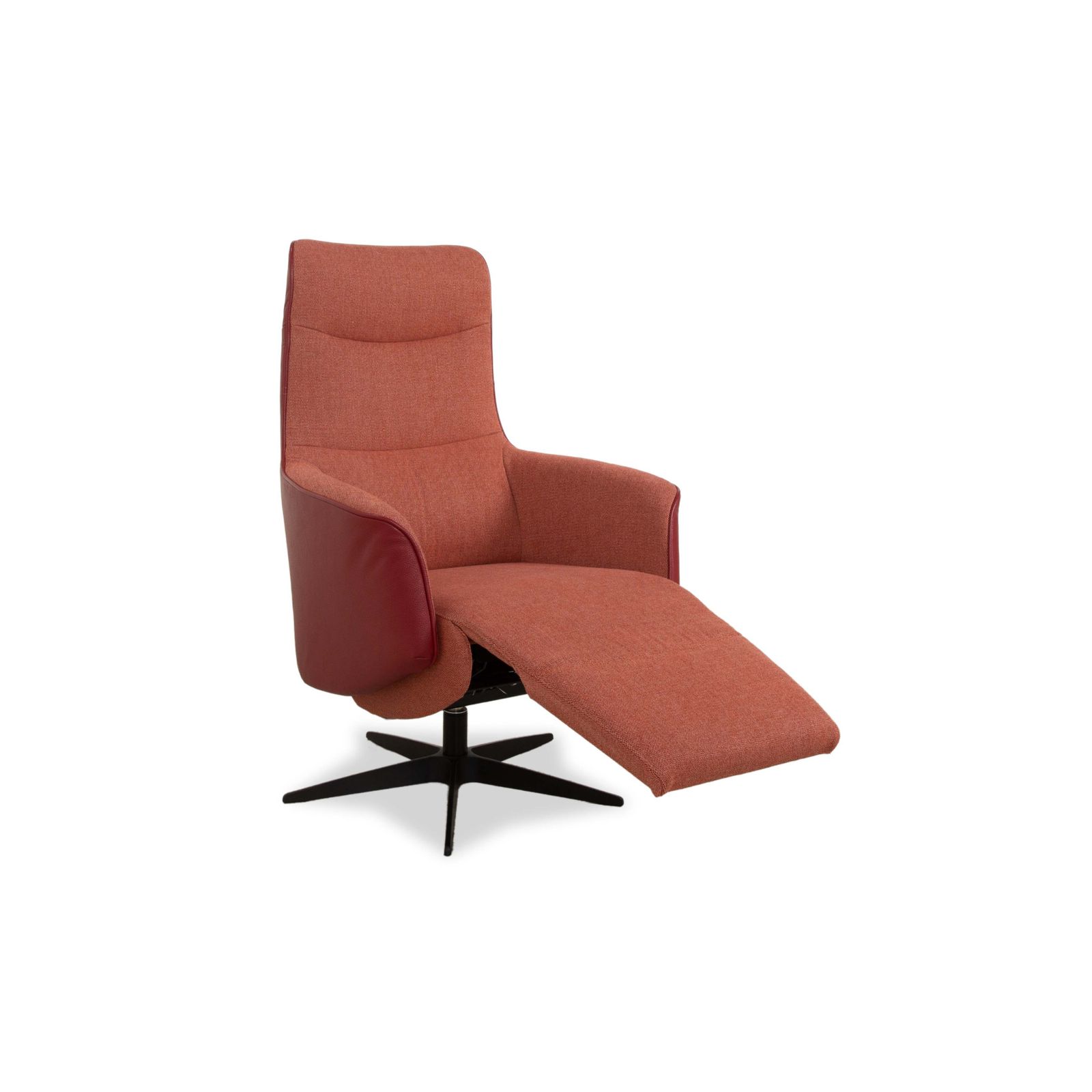 Sitting Vision Tw 043 Fabric Relax Chair Leather Red Orange Electr. Battery Function photo for sale