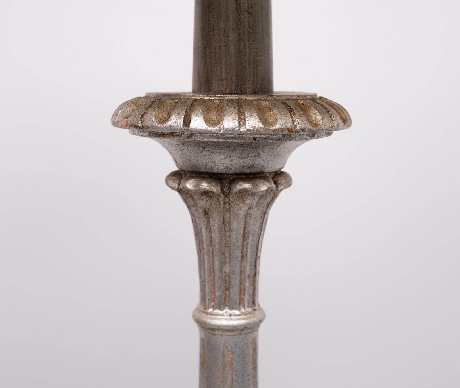 Italian Baroque Carved Wooden Floor Lamp 1970s photo buy
