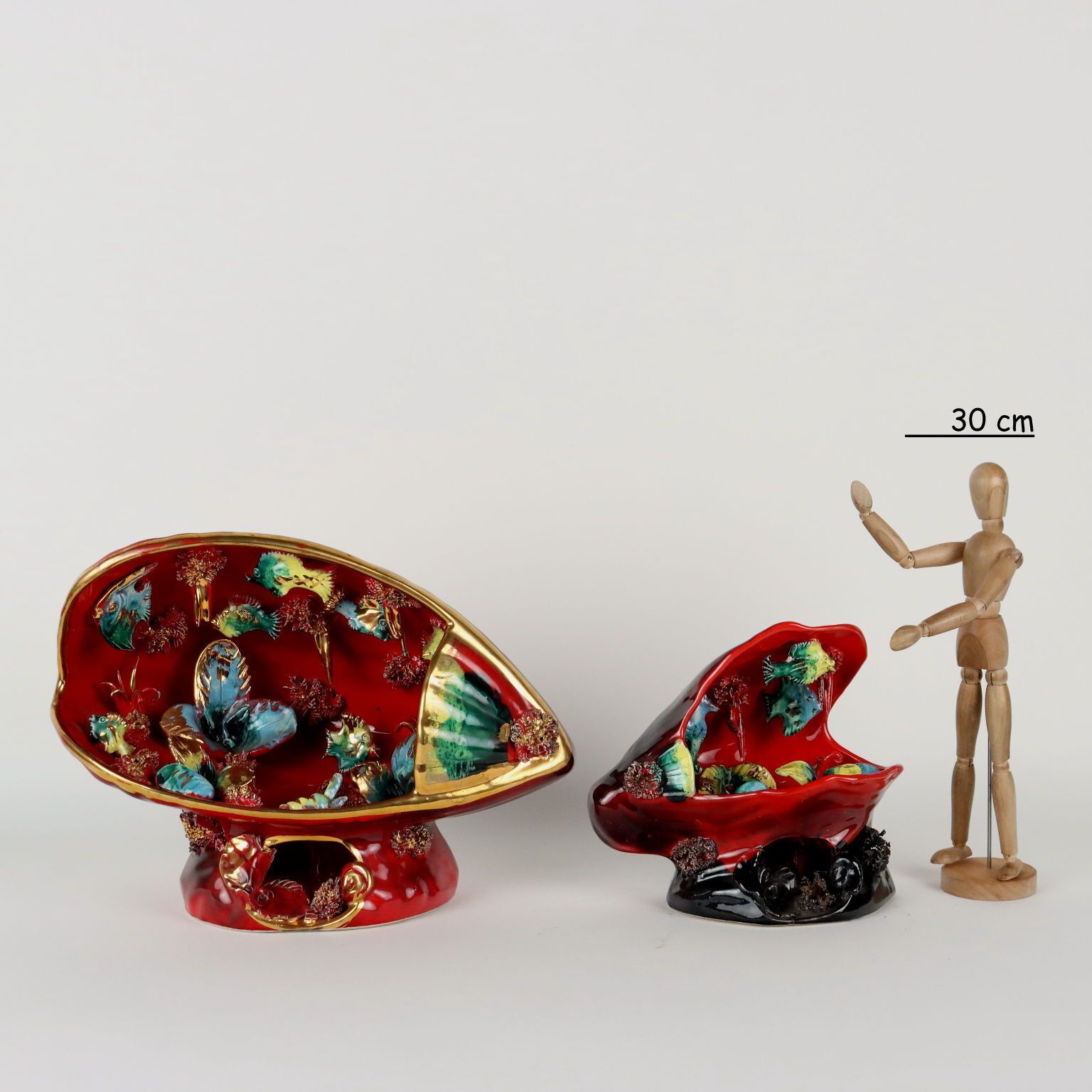 Coppia Di Sculture In Ceramica Vallauris photo furniture