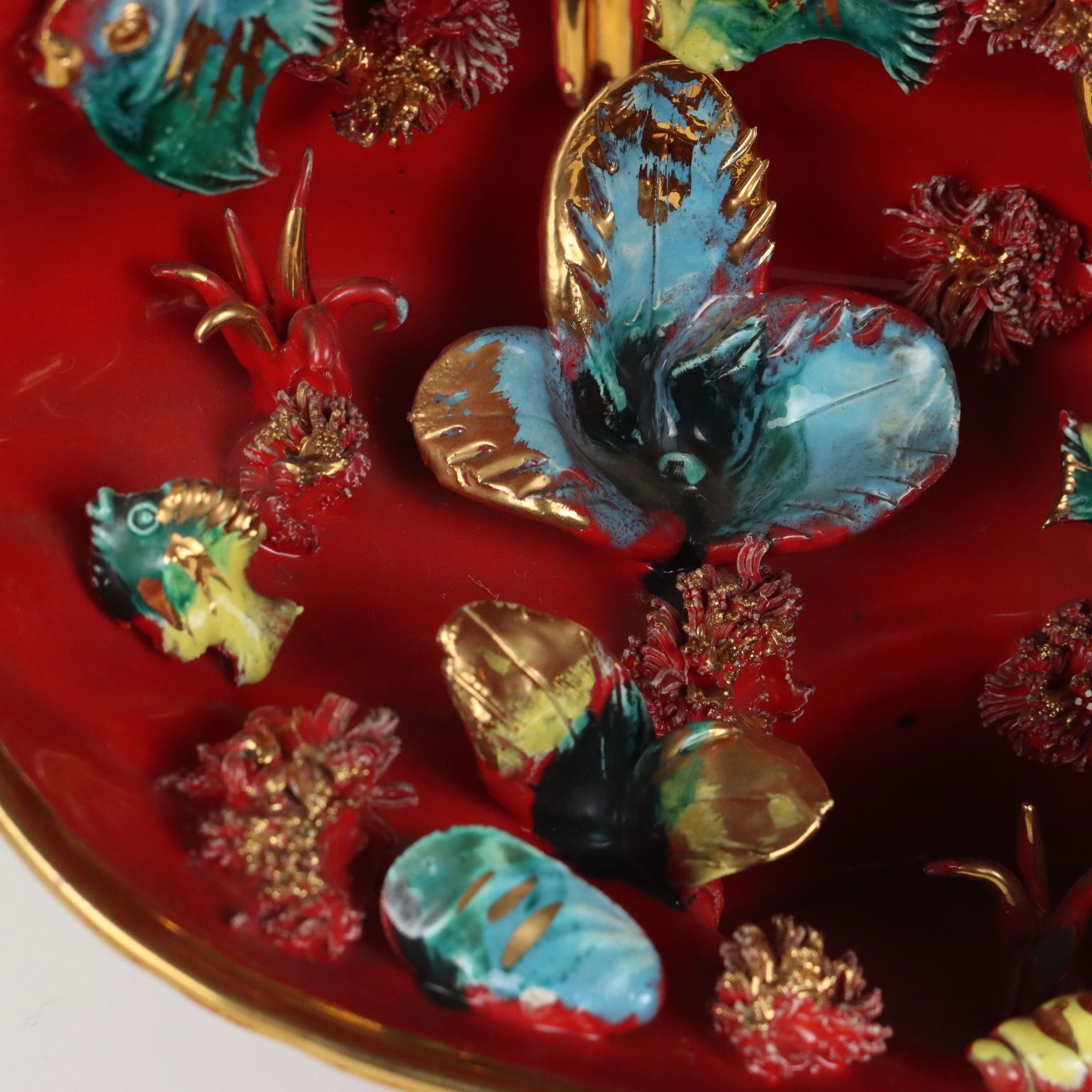 Coppia Di Sculture In Ceramica Vallauris photo Art