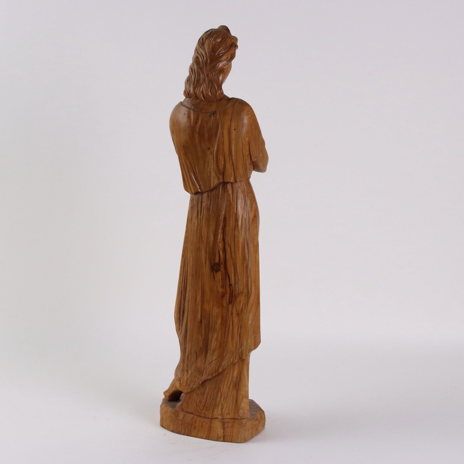 Antique Sculpture Olive Wood Italy XX Century photo buy