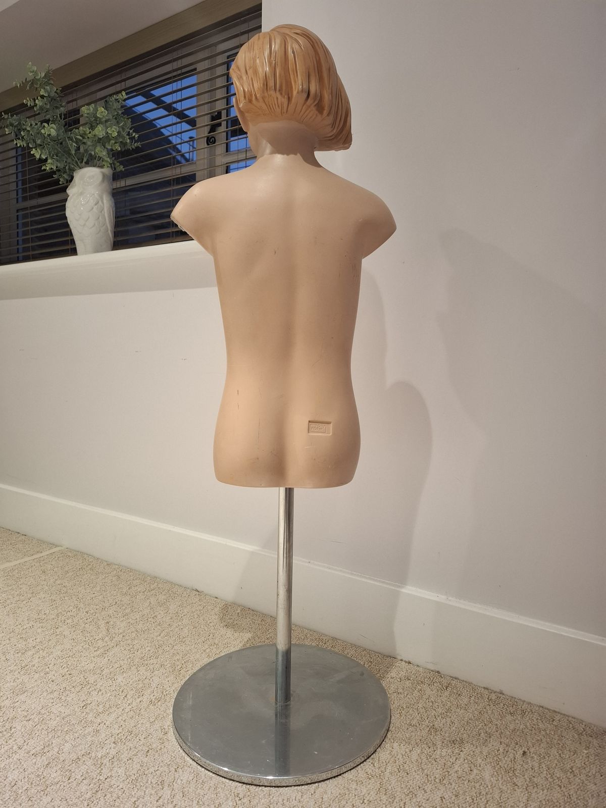 photo furniture Charming Vintage Child Torso Mannequin – Early 20th Century French