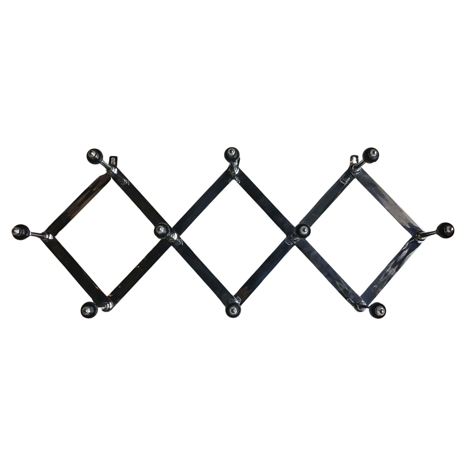 Luigi Caccia Dominioni "Azucena " At4 Adjustable Metal Crome Coat Rack 1950 I