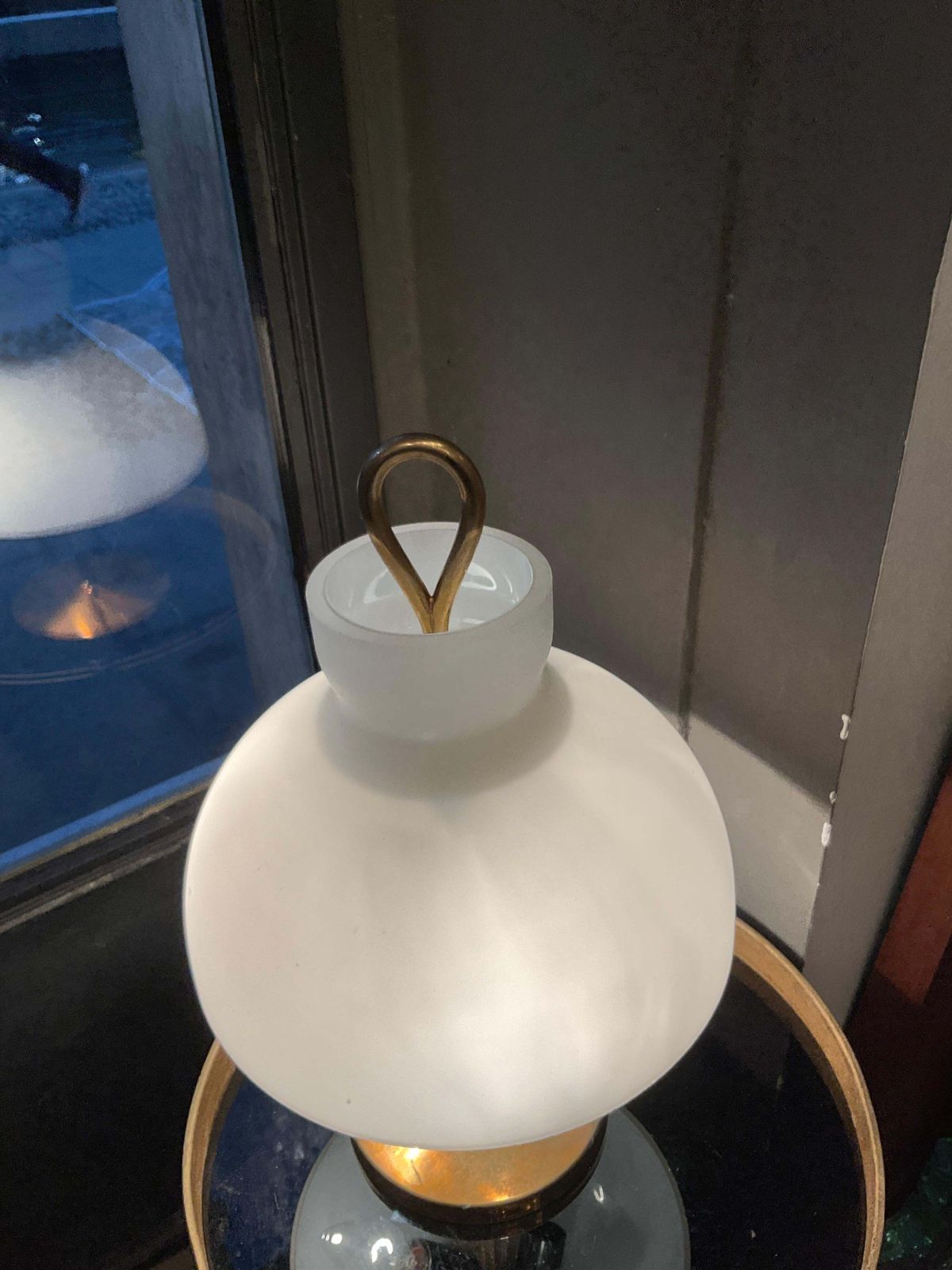 Ignazio Gardella   Azucena   Low Arenzano Model Table Lamp   (1950).' photo vintage