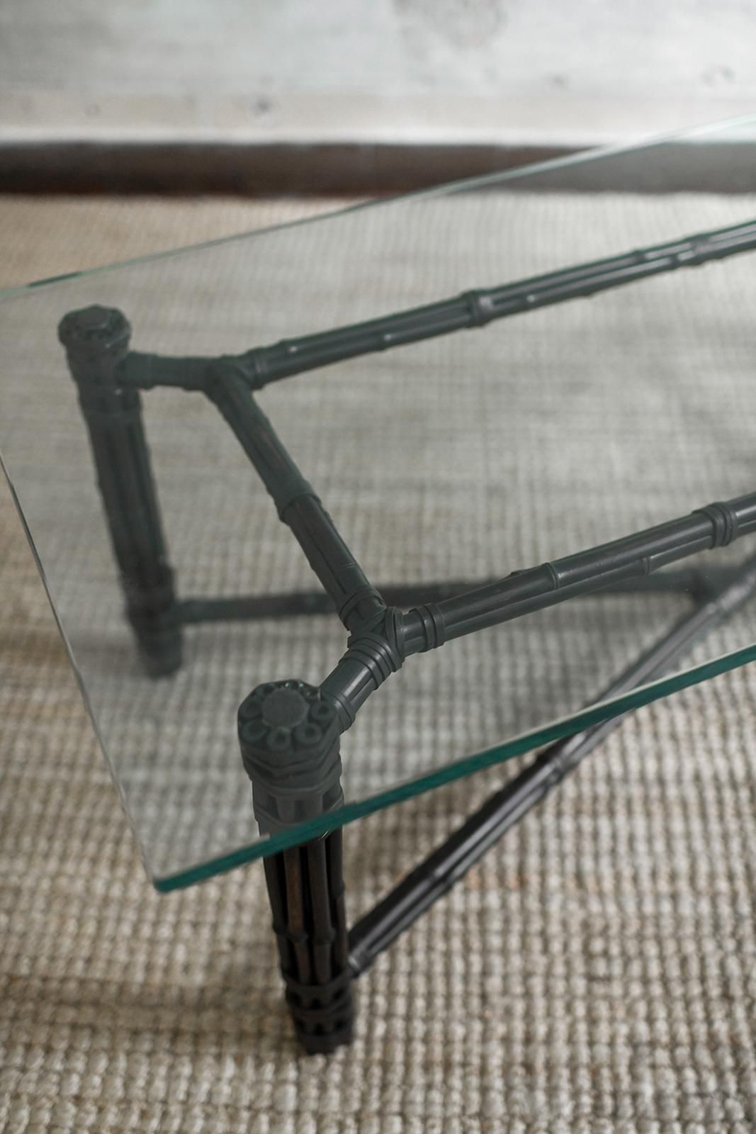 Bamboo Coffee Table – Elinor & John Mcguire San Francisco 1970 photo Furniture