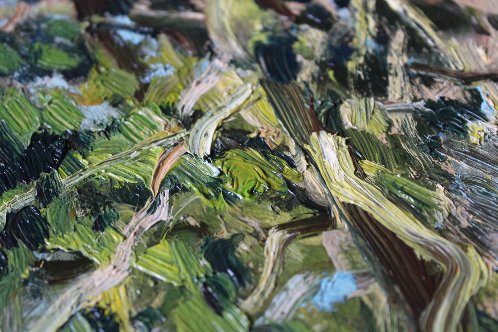 photo for sale Edgars Vintersspring. 1991. Cardboard, Oil, 94.5x70 Cm1991