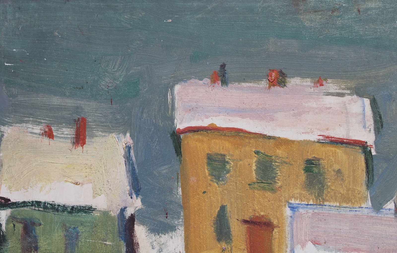 Dzidra Baumawinter  1982, Canvas, Cardboard, Oil, 34.5x49 Cm1982 photo 599.0