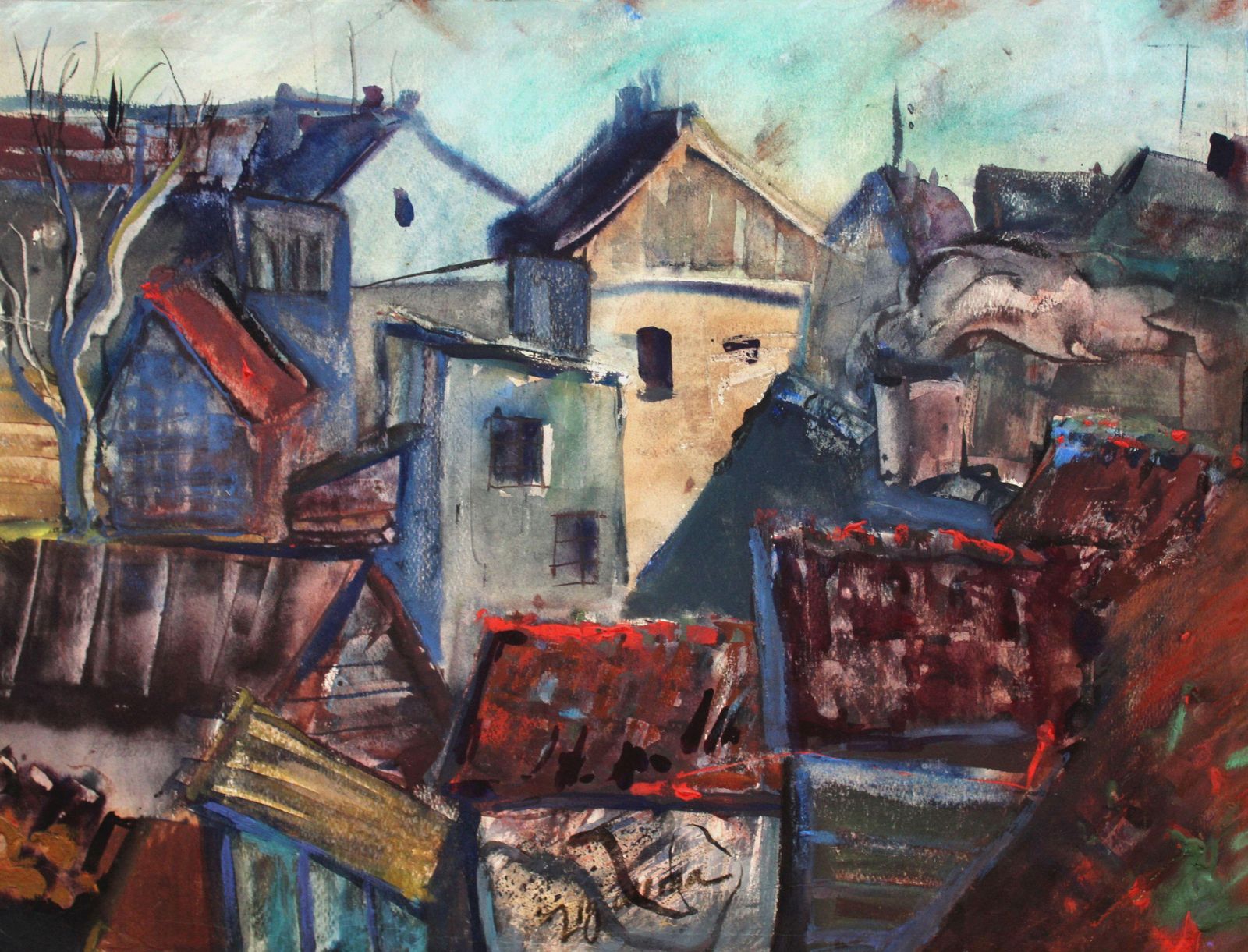 Dzidra Bauma The Roofs Of Tukums 1985