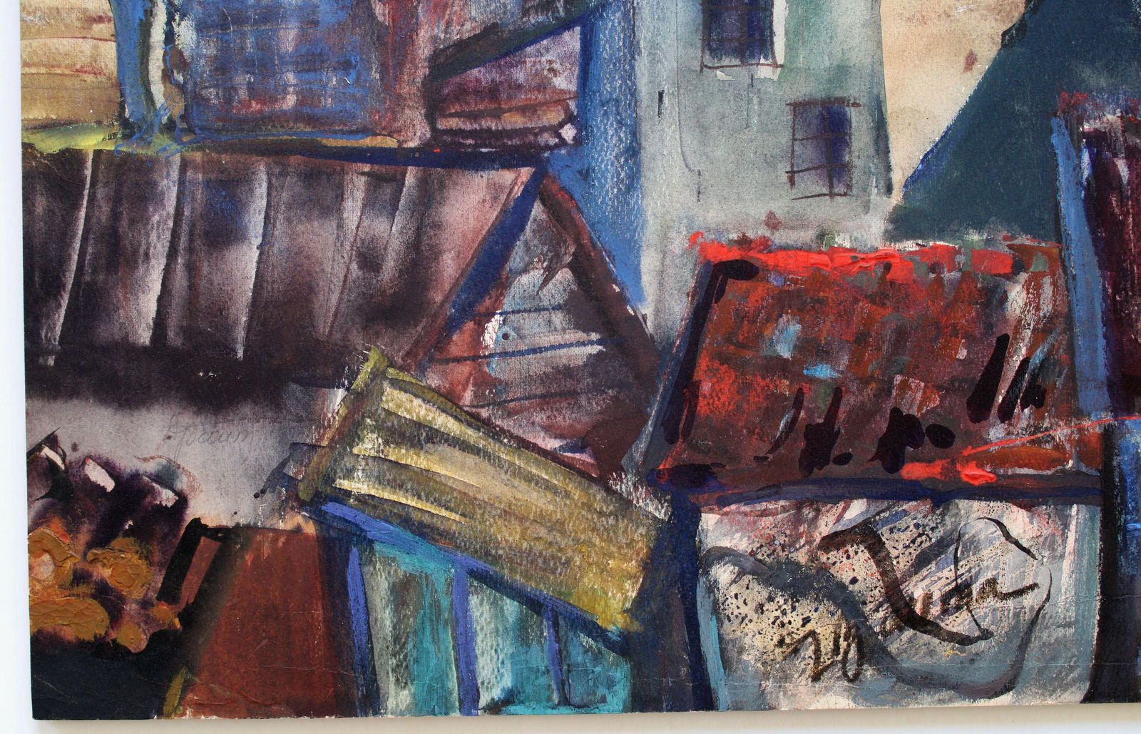 Dzidra Bauma The Roofs Of Tukums 1985 photo furniture