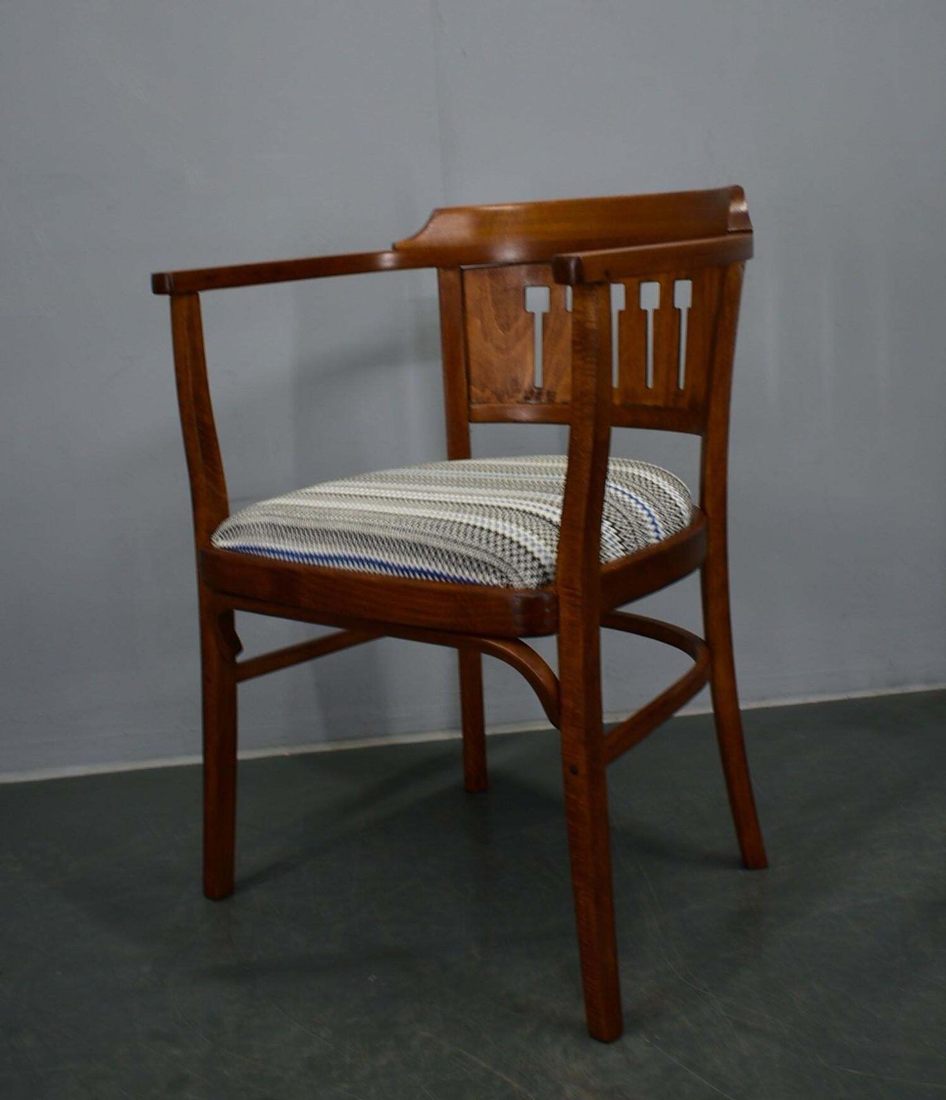 photo vintage Thonet Armchair By Otto Wagner, 1910s