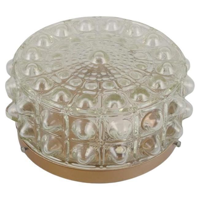 Helena Tynell, Finnish Glass Artist, For Limburg. Designer Wall/Ceiling Lamp
