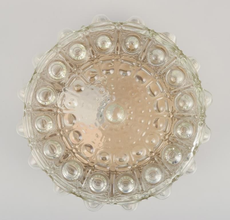 Helena Tynell, Finnish Glass Artist, For Limburg. Designer Wall/Ceiling Lamp photo vintage