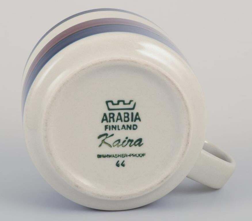 Anja Jaatinen Winquist For Arabia. Set Of Five ”Kaira” Teacups And Saucers photo buy