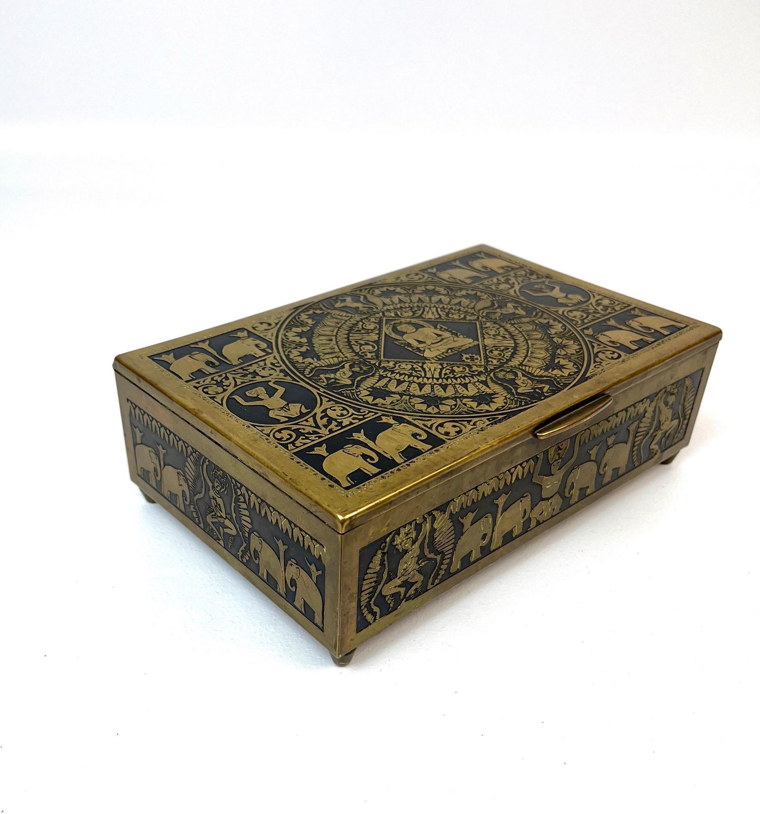Stunning Rare Bauhaus Art Deco Avantgarde Buddhism Jewelry Box By Erhard & Söhne 1925 photo furniture